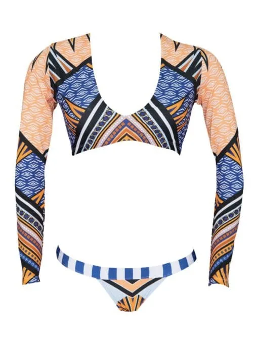 Swimsuit Africano en Set - cuello en V