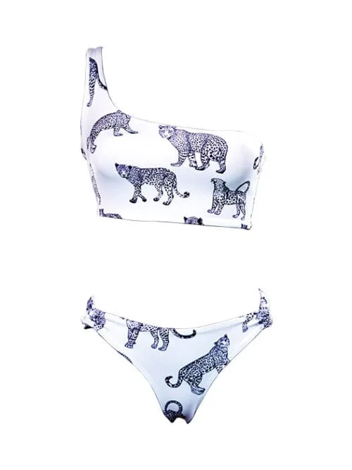 Swimsuit tiger shoulders