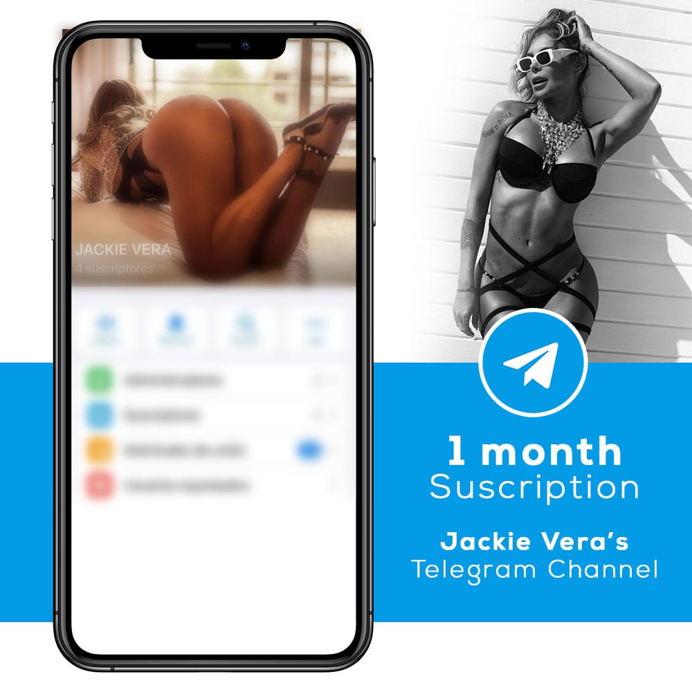 Suscripción a 1 mes a Jackie Vera's Telegram Channel