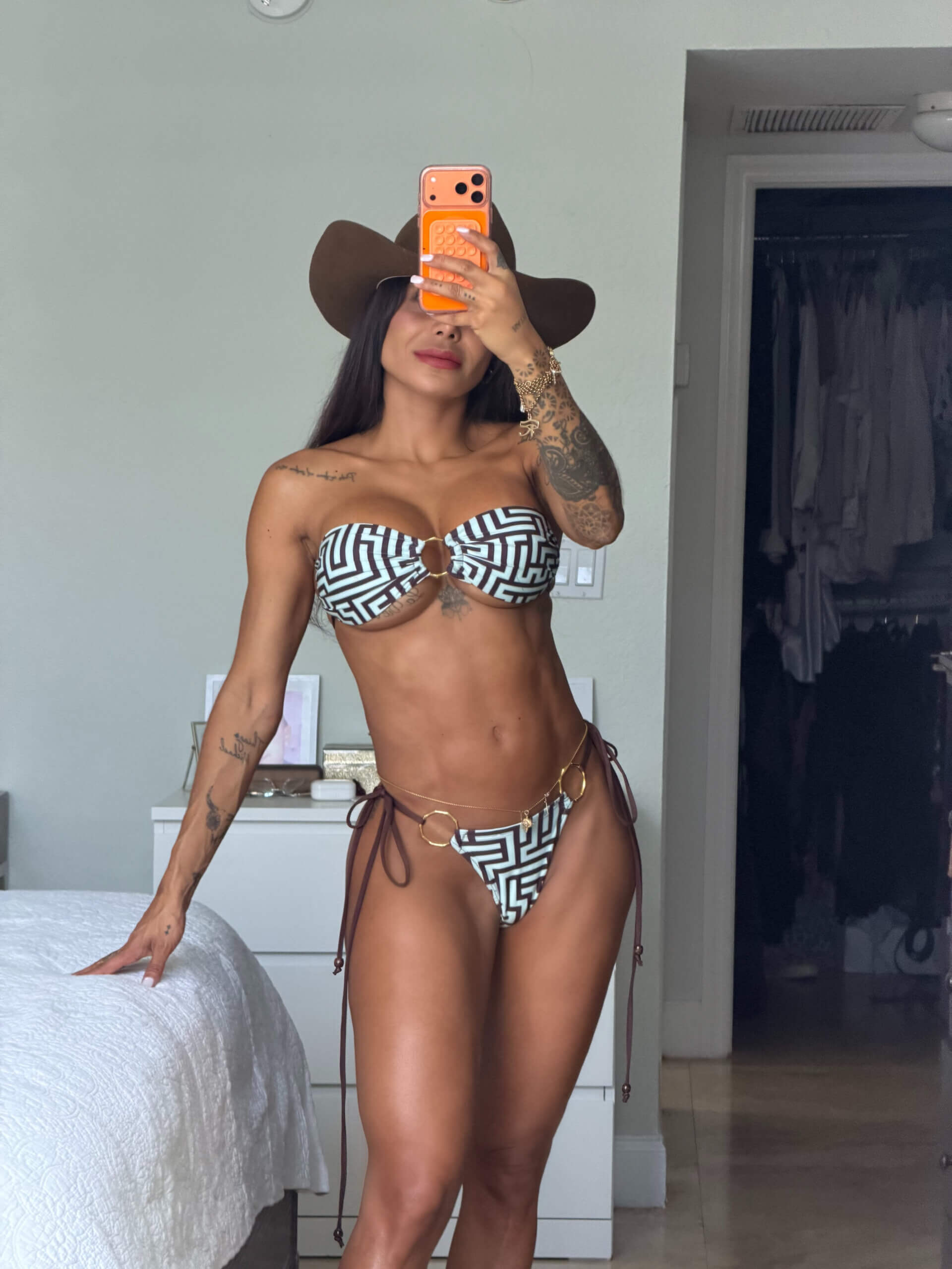 Swimsuit strapless trivales - Imagen 5