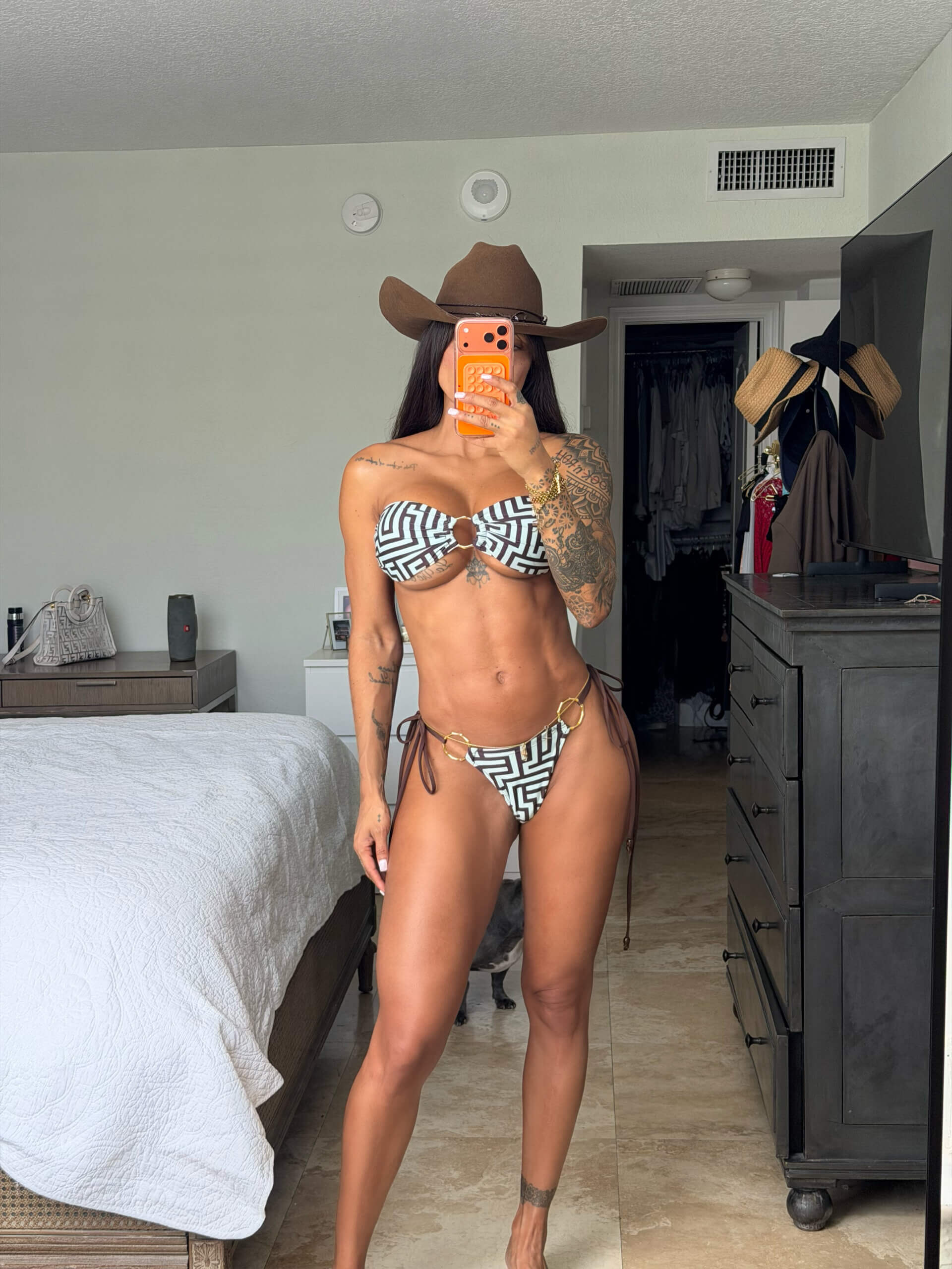 Swimsuit strapless trivales