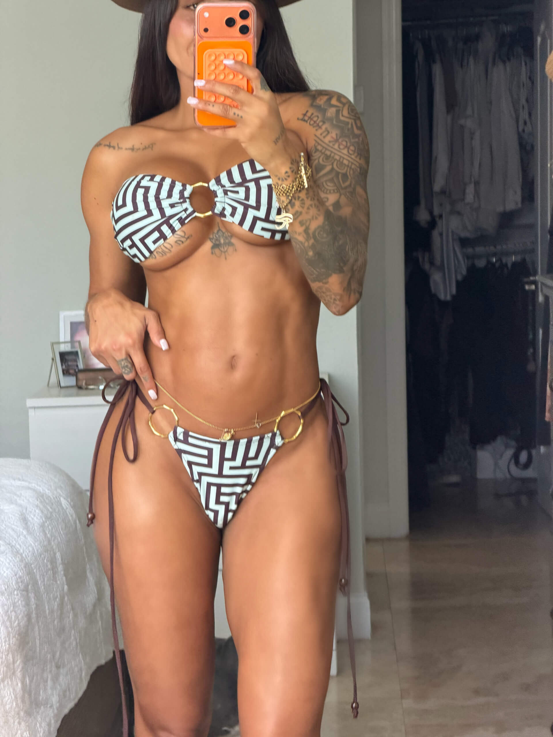 Swimsuit strapless trivales - Imagen 2